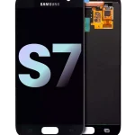 Samsung Galaxy S7 İle Uyumlu Çerçevesiz ekran Orijinal Ekranı (Service Pack) (Siyah Oniks)