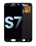 Samsung Galaxy S7 İle Uyumlu Çerçevesiz ekran Orijinal Ekranı (Service Pack) (Siyah Oniks)