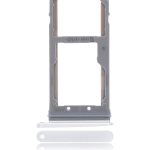 Samsung Galaxy S7 İle Uyumlu Çift Sim Kart Tepsisi (Gümüş)