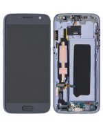 Samsung Galaxy S7 İle Uyumlu İçin Çerçeveli ekran Orijinal (Tüm ABD Modelleri) (Siyah Oniks)  Orijinal Ekranı - Görsel 2