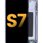 Samsung Galaxy S7 İle Uyumlu İçin Çerçeveli ekran Orijinal (Tüm ABD Modelleri) (Siyah Oniks)  Orijinal Ekranı