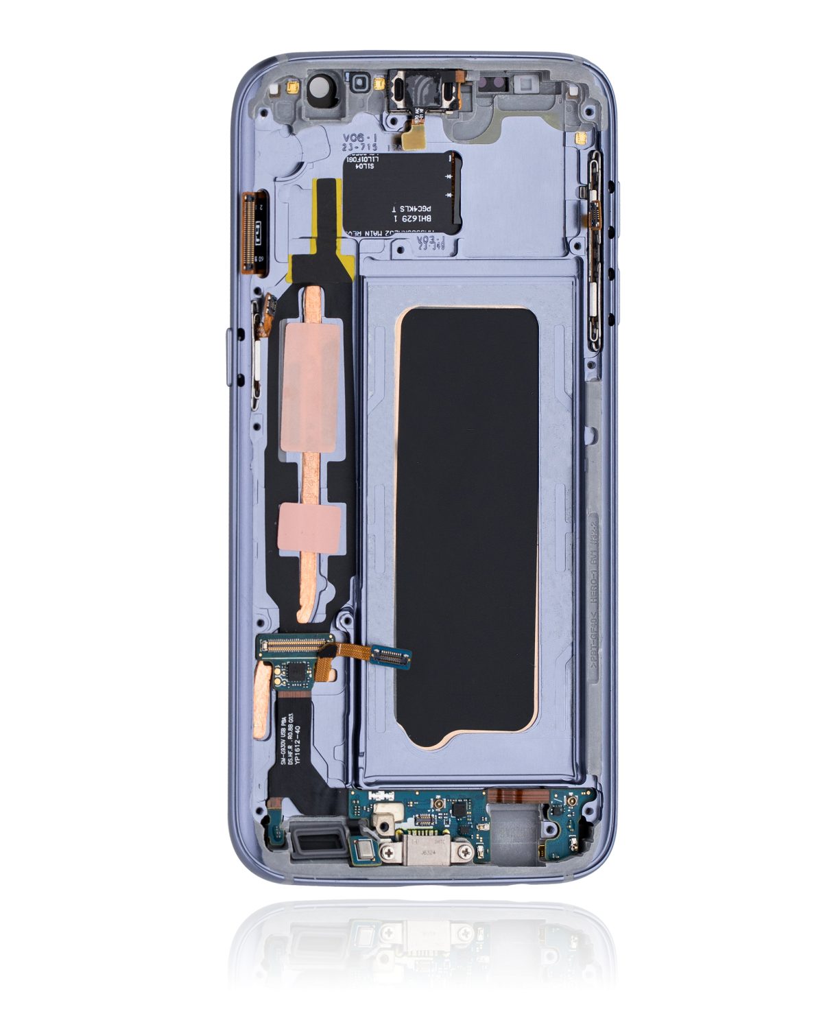 Samsung Galaxy S7 İle Uyumlu İçin Çerçeveli ekran Orijinal (Tüm ABD Modelleri) (Siyah Oniks)  Orijinal Ekranı - Görsel 4