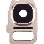 Samsung Galaxy S7 İle Uyumlu S7 Edge (Altın) Arka Kamera Lensi