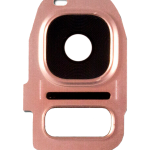 Samsung Galaxy S7 İle Uyumlu S7 Edge (Gül Altını) Arka Kamera Lensi