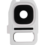 Samsung Galaxy S7 İle Uyumlu S7 Edge (Gümüş) Arka Kamera Lensi