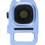 Samsung Galaxy S7 İle Uyumlu S7 Edge (Mavi) Arka Kamera Lensi