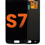 Samsung Galaxy S7 ile İle Uyumlu Uyumlu Çerçevesiz ekran Orijinal Ekranı (Leke: Sınıf B) (Siyah Oniks)