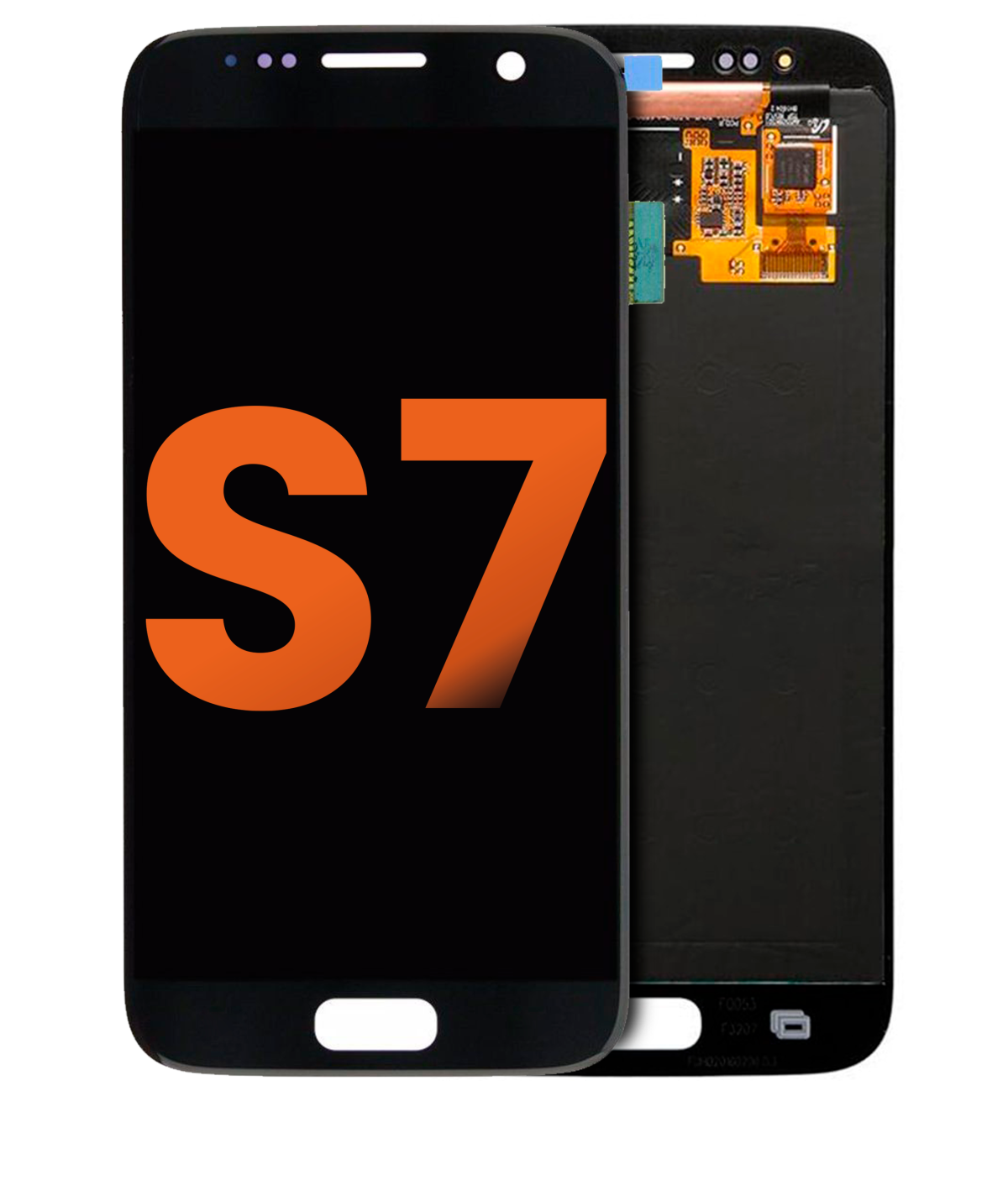 Samsung Galaxy S7 ile İle Uyumlu Uyumlu Çerçevesiz ekran Orijinal Ekranı (Leke: ) (Siyah Oniks) - Görsel 3