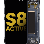 Samsung Galaxy S8 Active İle Uyumlu İçin Çerçeveli ekran Orijinal (Meteor Grisi)  Orijinal Ekranı Uyumlu