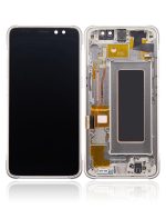 Samsung Galaxy S8 Active İle Uyumlu İçin Çerçeveli ekran Orijinal  Orijinal Ekranı (Tungsten Altın) - Görsel 2