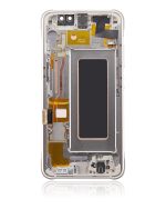 Samsung Galaxy S8 Active İle Uyumlu İçin Çerçeveli ekran Orijinal  Orijinal Ekranı (Tungsten Altın) - Görsel 5