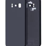 Samsung Galaxy S8 Arka İle Uyumlu Kapak Camı Kamera Lensiyle Uyumlu (Servis Paketi) (Gece ​​Yarısı Siyahı)