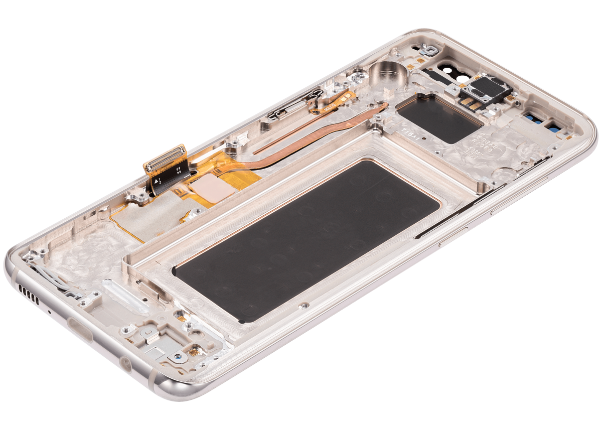 Samsung Galaxy S8 İle Uyumlu İçin Çerçeveli ekran Orijinal (Arctic Silver)  Orijinal Ekranı - Görsel 6