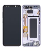 Samsung Galaxy S8 İle Uyumlu İçin Çerçeveli ekran Orijinal (Orkide Grisi)  Orijinal Ekranı Uyumlu - Görsel 2