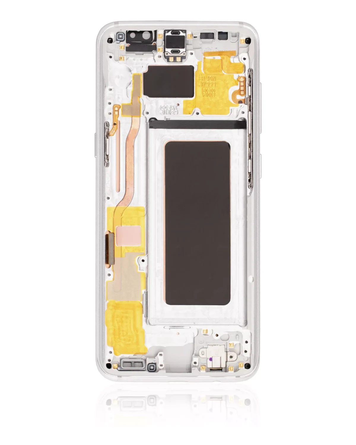 Samsung Galaxy S8 İle Uyumlu İçin Çerçeveli ekran (Service Pack) (Arctic Silver)  Orijinal Ekranı Uyumlu - Görsel 4