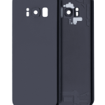 Samsung Galaxy S8 İle Uyumlu İçin Kamera Lensli Arka Kapak Camı  (Aftermarket Plus) (Gece ​​Yarısı Siyahı)