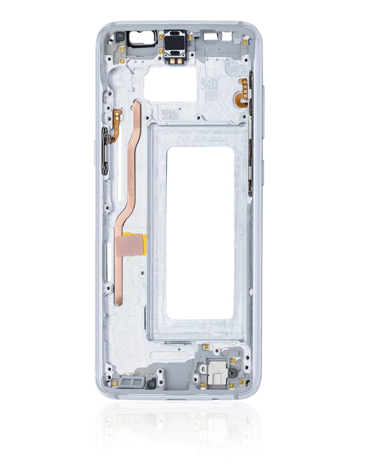 Samsung Galaxy S8 İle Uyumlu Orta Çerçeve Muhafaza (Küçük Parçalarla) (Arktik Gümüş) - Görsel 3