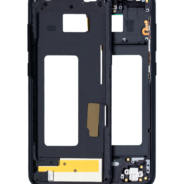 Samsung Galaxy S8 İle Uyumlu Orta Çerçeve Muhafaza (Küçük Parçalarla) (Gece ​​Yarısı Siyahı)
