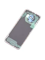 Samsung Galaxy S8 İle Uyumlu (Service Pack) (Mercan Mavisi) Kamera Lensli Arka Kapak Camı - Görsel 6