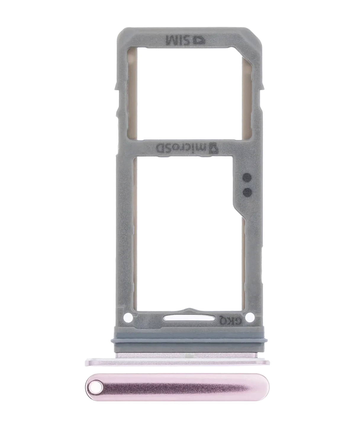 Samsung Galaxy S8 İle Uyumlu Tek Sim Kart Tepsisi S8 Plus (Gül Pembesi) - Görsel 5