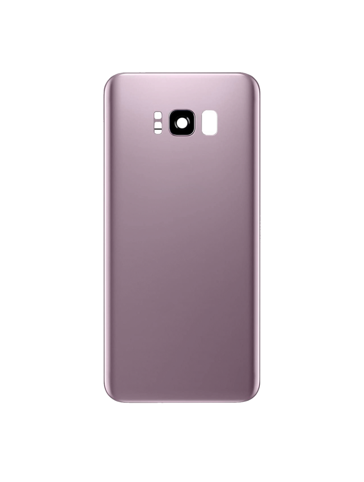 Samsung Galaxy S8 Plus İle Uyumlu Arka Kapak Camı Kamera Lensiyle  (Gül Pembesi) - Görsel 2