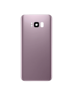 Samsung Galaxy S8 Plus İle Uyumlu Arka Kapak Camı Kamera Lensiyle  (Gül Pembesi) - Görsel 2