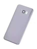 Samsung Galaxy S8 Plus İle Uyumlu Arka Kapak Camı Kamera Lensiyle Uyumlu (Service Pack) (Orkide Grisi) - Görsel 5