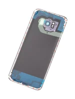 Samsung Galaxy S8 Plus İle Uyumlu Arka Kapak Camı Kamera Lensiyle Uyumlu (Service Pack) (Orkide Grisi) - Görsel 6