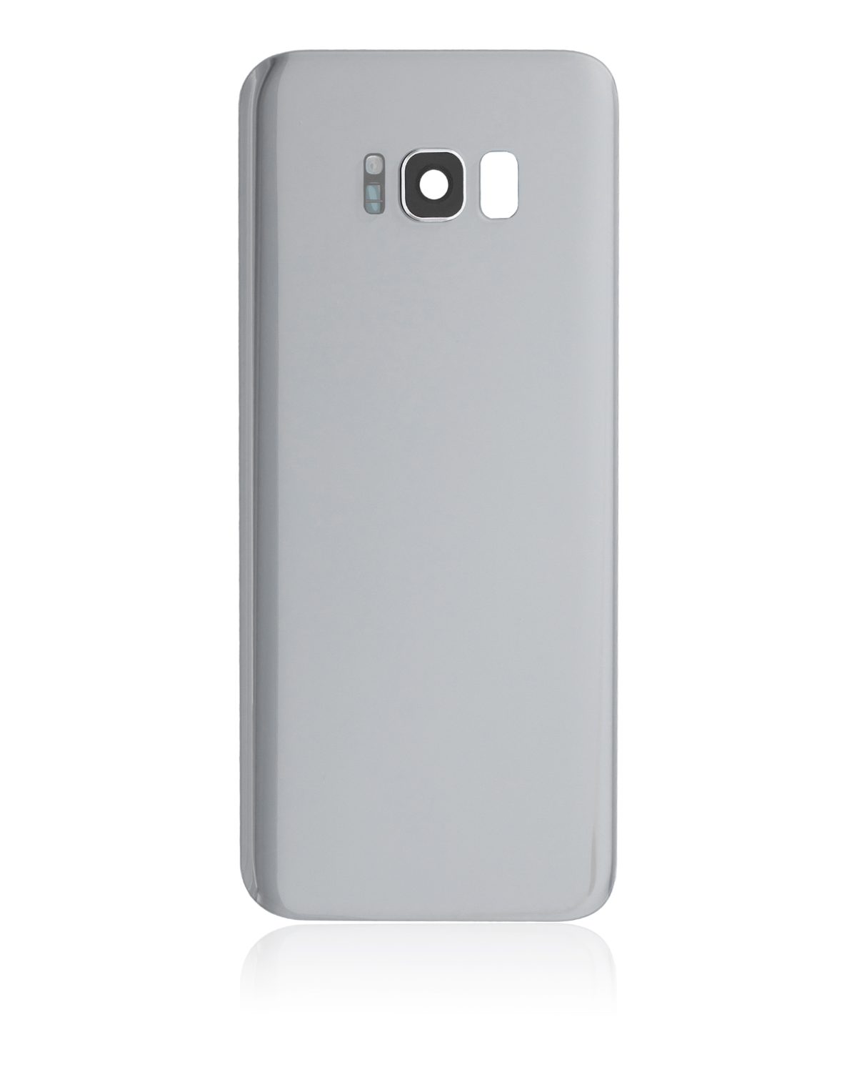 Samsung Galaxy S8 Plus İle Uyumlu Arka Kapak Camı Kamera Lensiyle Uyumlu (Servis Paketi) (Arktik Gümüş) - Görsel 3