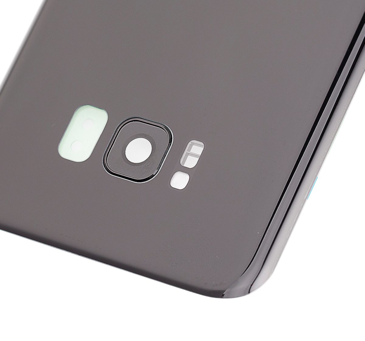 Samsung Galaxy S8 Plus İle Uyumlu Arka Kapak Camı Kamera Lensiyle Uyumlu (Servis Paketi) (Gece ​​Yarısı Siyahı) - Görsel 3