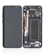 Samsung Galaxy S8 Plus İle Uyumlu Çerçeveli ekran Orijinal Ekranı (Leke: Sınıf D) (Gece ​​Yarısı Siyahı) - Görsel 2
