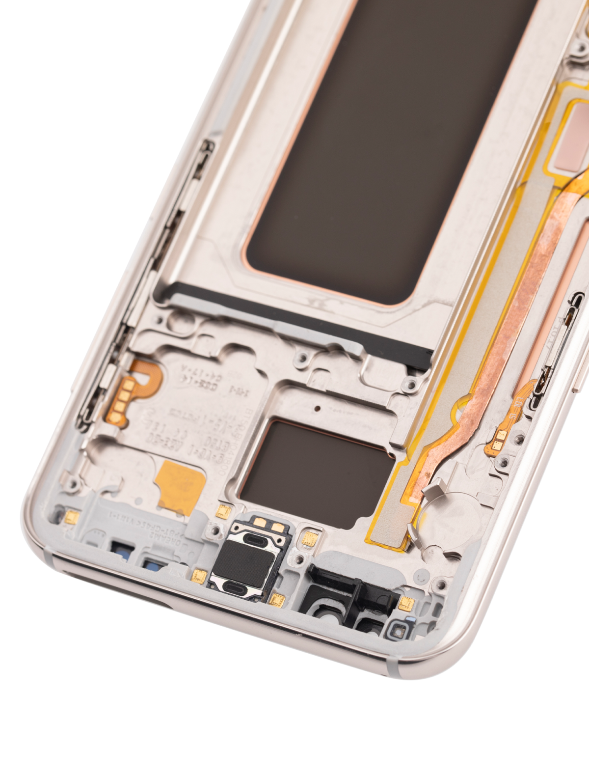 Samsung Galaxy S8 Plus İle Uyumlu İçin Çerçeveli ekran (Aftermarket Plus) (Akçaağaç Altını) - Görsel 3