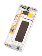 Samsung Galaxy S8 Plus İle Uyumlu İçin Çerçeveli ekran (Aftermarket Plus) (Arctic Silver) - Görsel 2