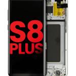 Samsung Galaxy S8 Plus İle Uyumlu İçin Çerçeveli ekran (Aftermarket Plus) (Arctic Silver)