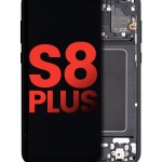 Samsung Galaxy S8 Plus İle Uyumlu İçin Çerçeveli ekran (Aftermarket Plus) (Gece ​​Yarısı Siyahı)  Orijinal Ekranı