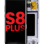 Samsung Galaxy S8 Plus İle Uyumlu İçin Çerçeveli ekran (Aftermarket Plus) (Orkide Grisi)
