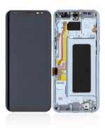 Samsung Galaxy S8 Plus İle Uyumlu İçin Çerçeveli ekran Orijinal (Mercan Mavisi)  Orijinal Ekranı - Görsel 2