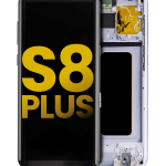 Samsung Galaxy S8 Plus İle Uyumlu İçin Çerçeveli ekran Orijinal (Orkide Grisi)  Orijinal Ekranı