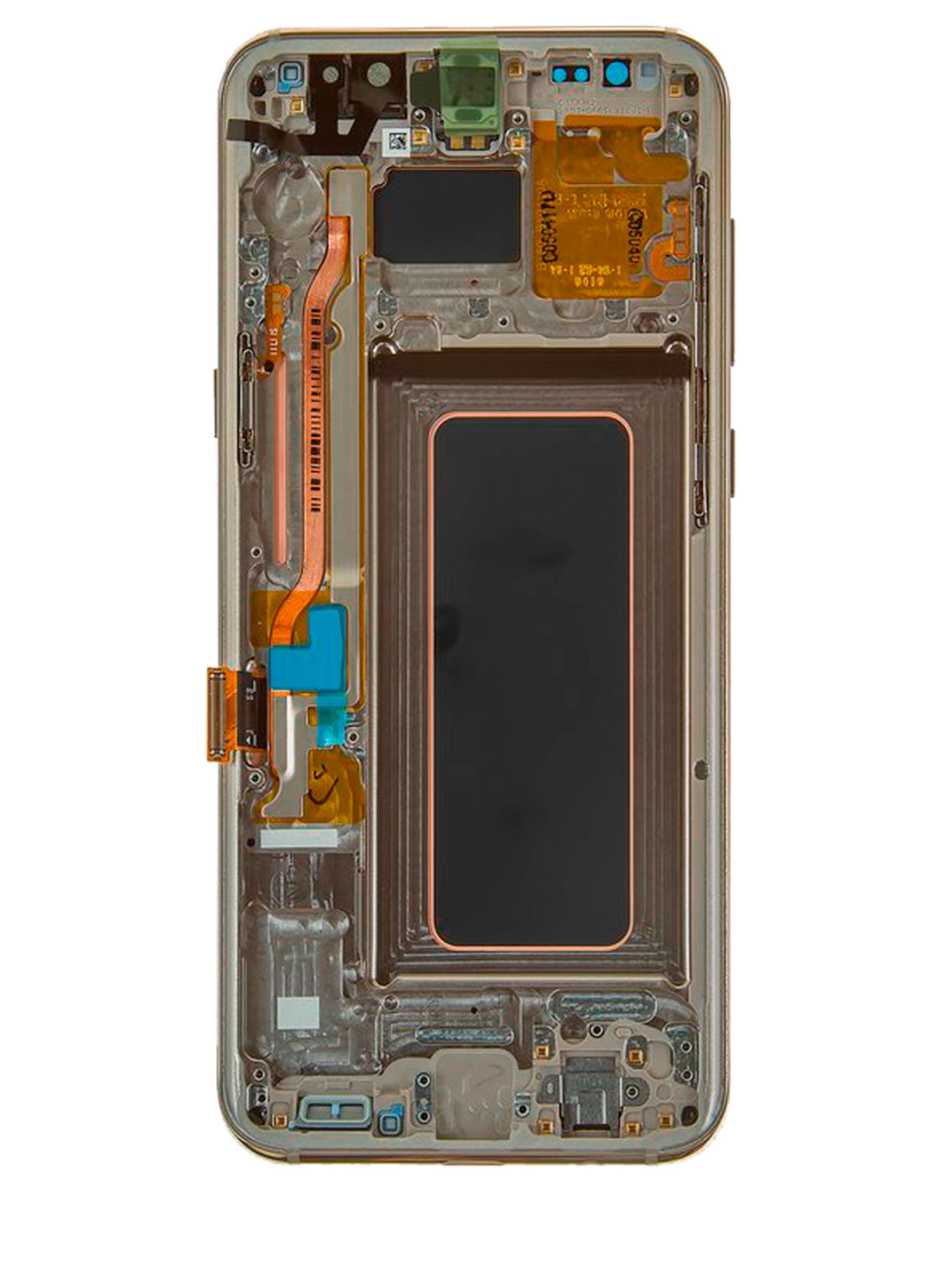 Samsung Galaxy S8 Plus İle Uyumlu İçin Çerçeveli ekran (Service Pack) (Akçaağaç Altını)  Orijinal Ekranı - Görsel 3