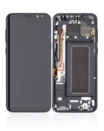 Samsung Galaxy S8 Plus İle Uyumlu İçin Çerçeveli ekran (Service Pack) (Gece ​​Yarısı Siyahı)  Orijinal Ekranı - Görsel 2