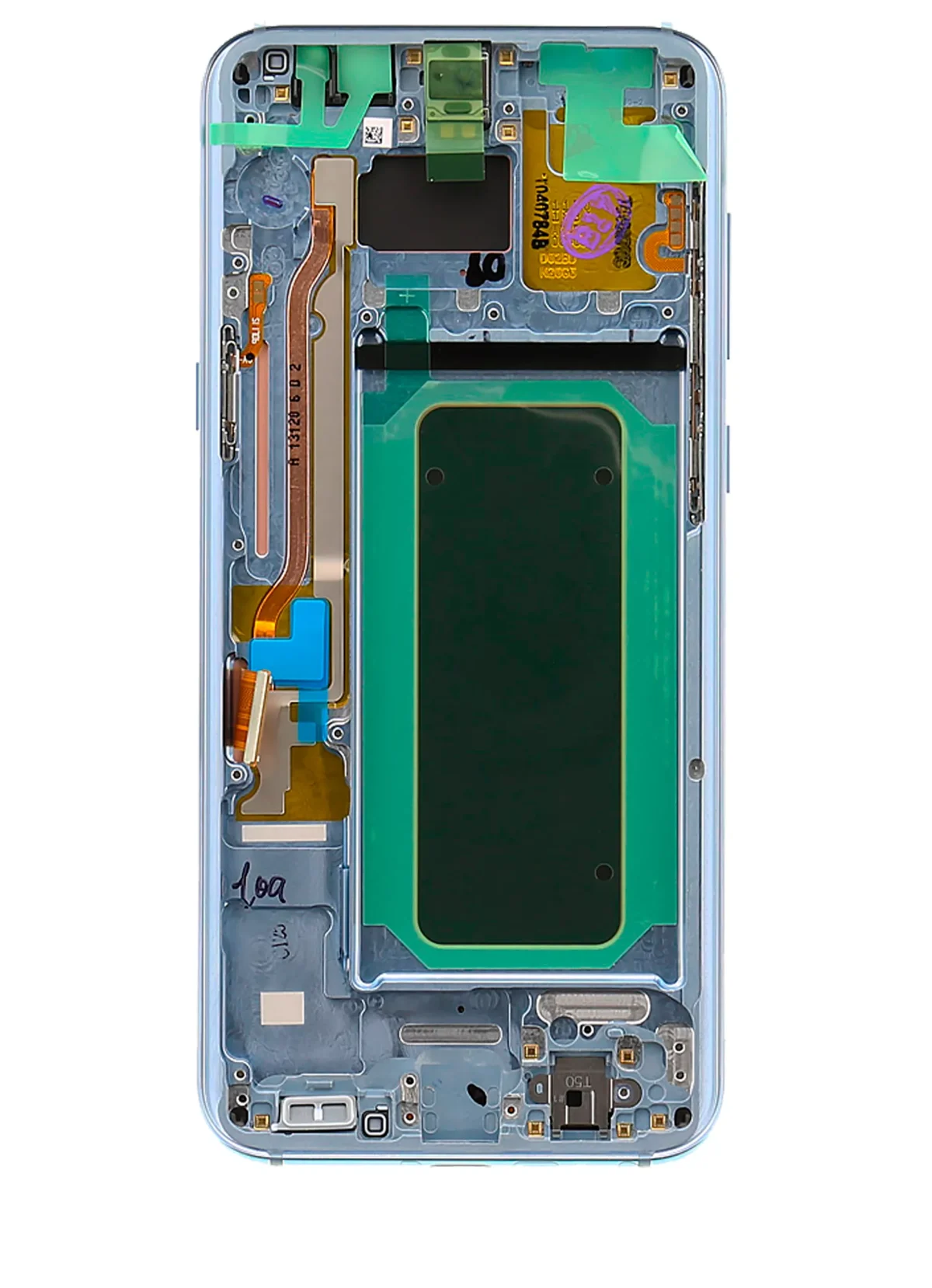 Samsung Galaxy S8 Plus İle Uyumlu İçin Çerçeveli ekran (Service Pack) (Mercan Mavisi)  Orijinal Ekranı Uyumlu - Görsel 3