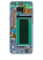 Samsung Galaxy S8 Plus İle Uyumlu İçin Çerçeveli ekran (Service Pack) (Mercan Mavisi)  Orijinal Ekranı Uyumlu - Görsel 3