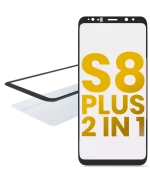 Samsung Galaxy S8 Plus İle Uyumlu OCA Önceden Kurulu 2'si 1 Arada Ön Cam - Görsel 6