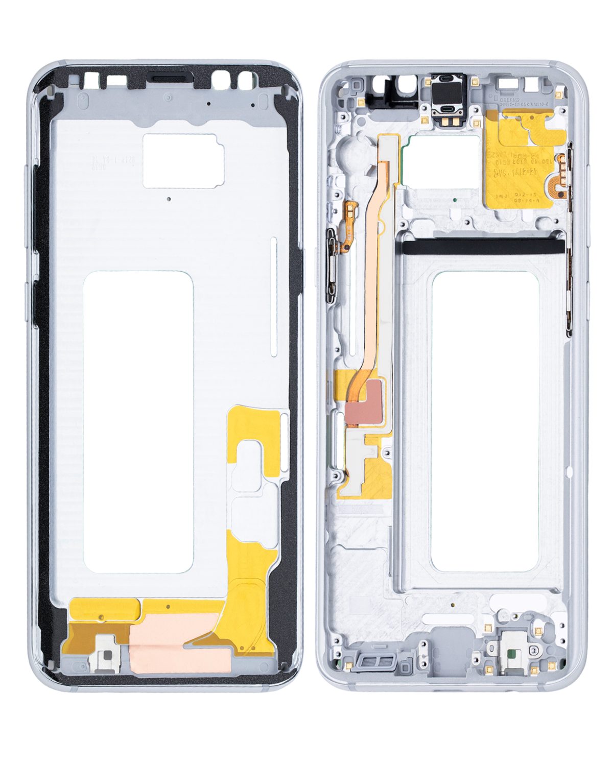 Samsung Galaxy S8 Plus İle Uyumlu Orta Çerçeve Muhafaza (Küçük Parçalarla) (Artic Silver) - Görsel 2