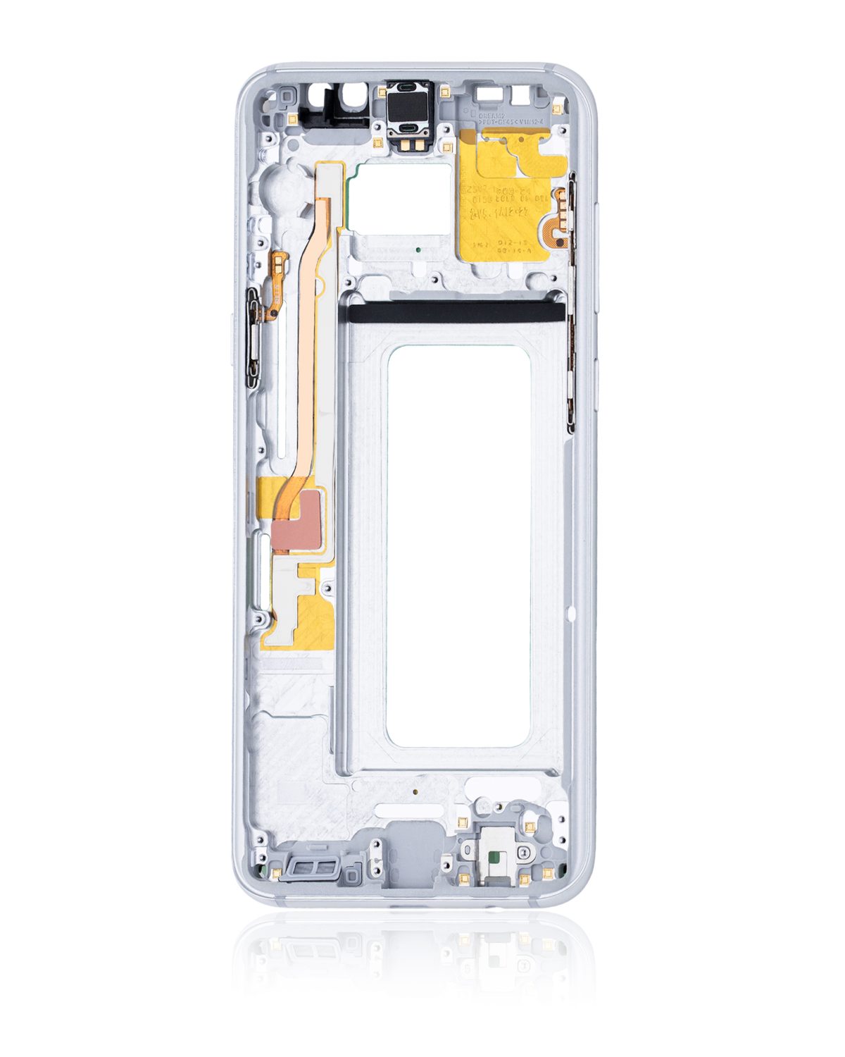 Samsung Galaxy S8 Plus İle Uyumlu Orta Çerçeve Muhafaza (Küçük Parçalarla) (Artic Silver) - Görsel 4