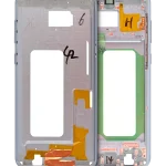 Samsung Galaxy S8 Plus İle Uyumlu Orta Çerçeve Muhafaza (Küçük Parçalarla) (Mercan Mavisi)