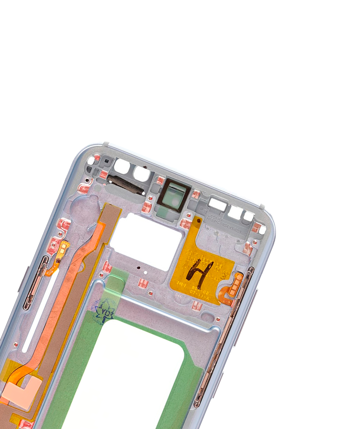 Samsung Galaxy S8 Plus İle Uyumlu Orta Çerçeve Muhafaza (Küçük Parçalarla) (Mercan Mavisi) - Görsel 6