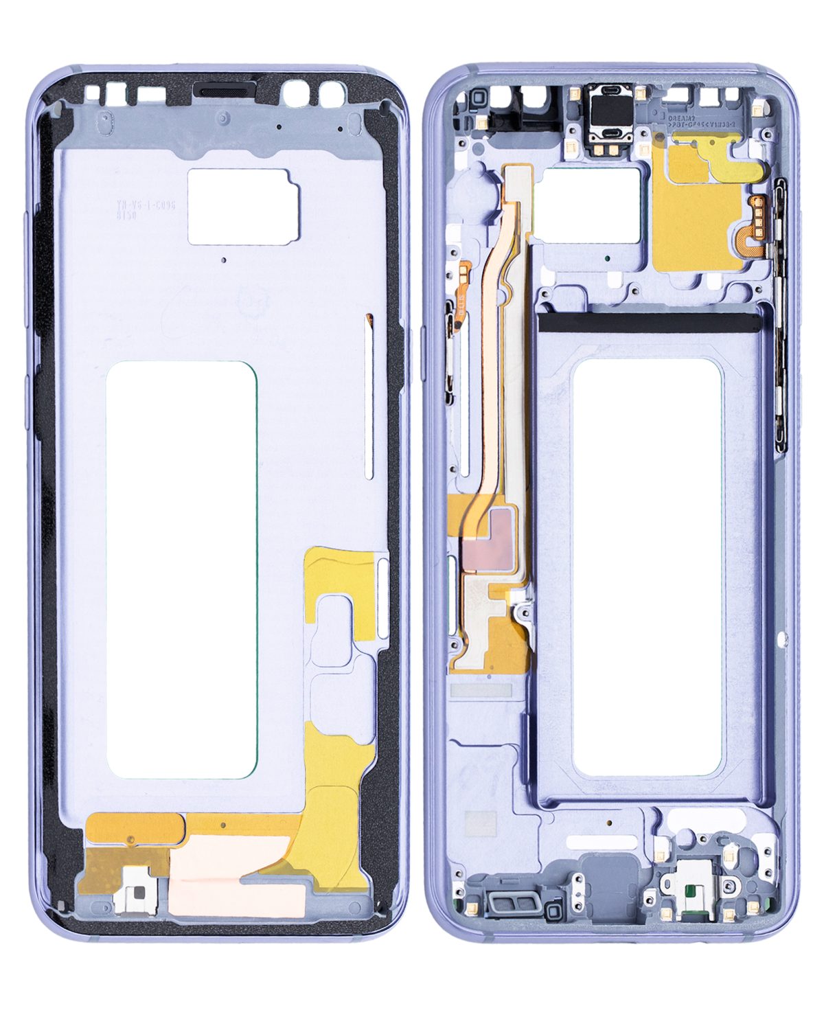 Samsung Galaxy S8 Plus İle Uyumlu Orta Çerçeve Muhafaza (Küçük Parçalarla) (Orkide Grisi) - Görsel 2