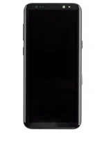 Samsung Galaxy S8 Plus İle Uyumlu (Service Pack) Çerçeveli ekran Orijinal Ekranı (Gri Mor) - Görsel 2