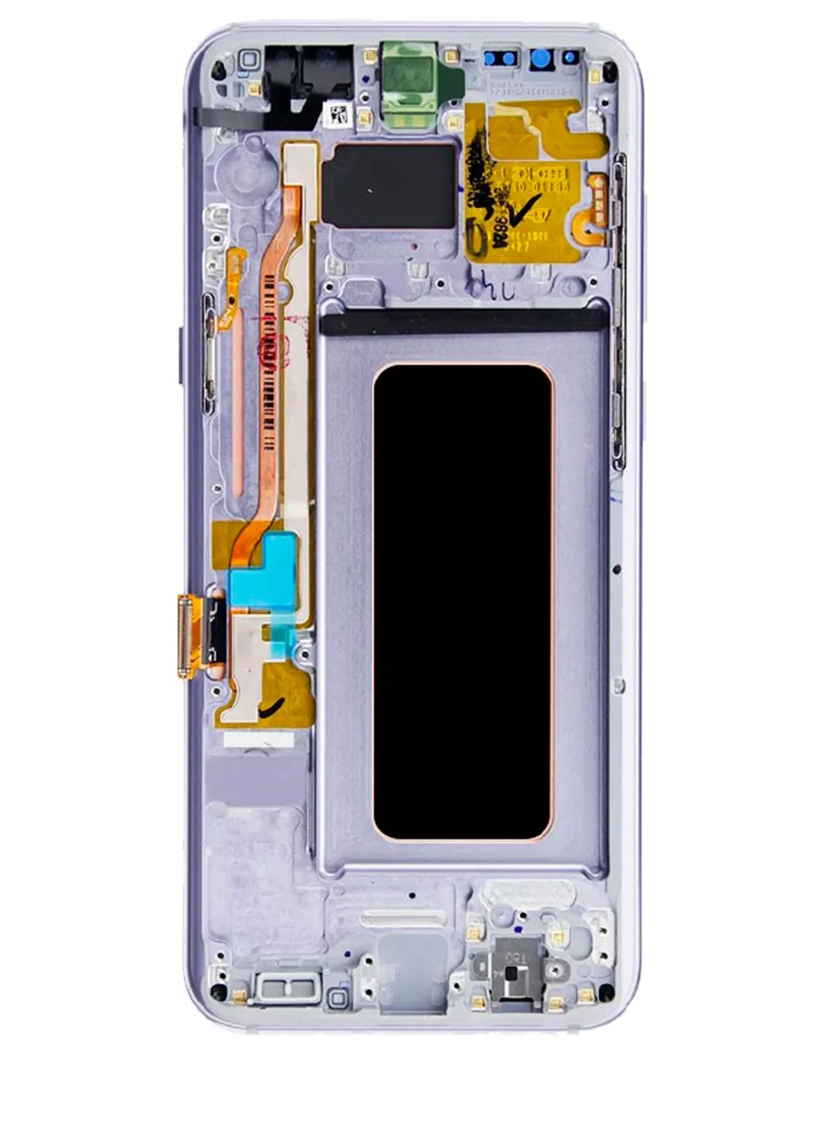 Samsung Galaxy S8 Plus İle Uyumlu (Service Pack) Çerçeveli ekran Orijinal Ekranı (Gri Mor) - Görsel 3